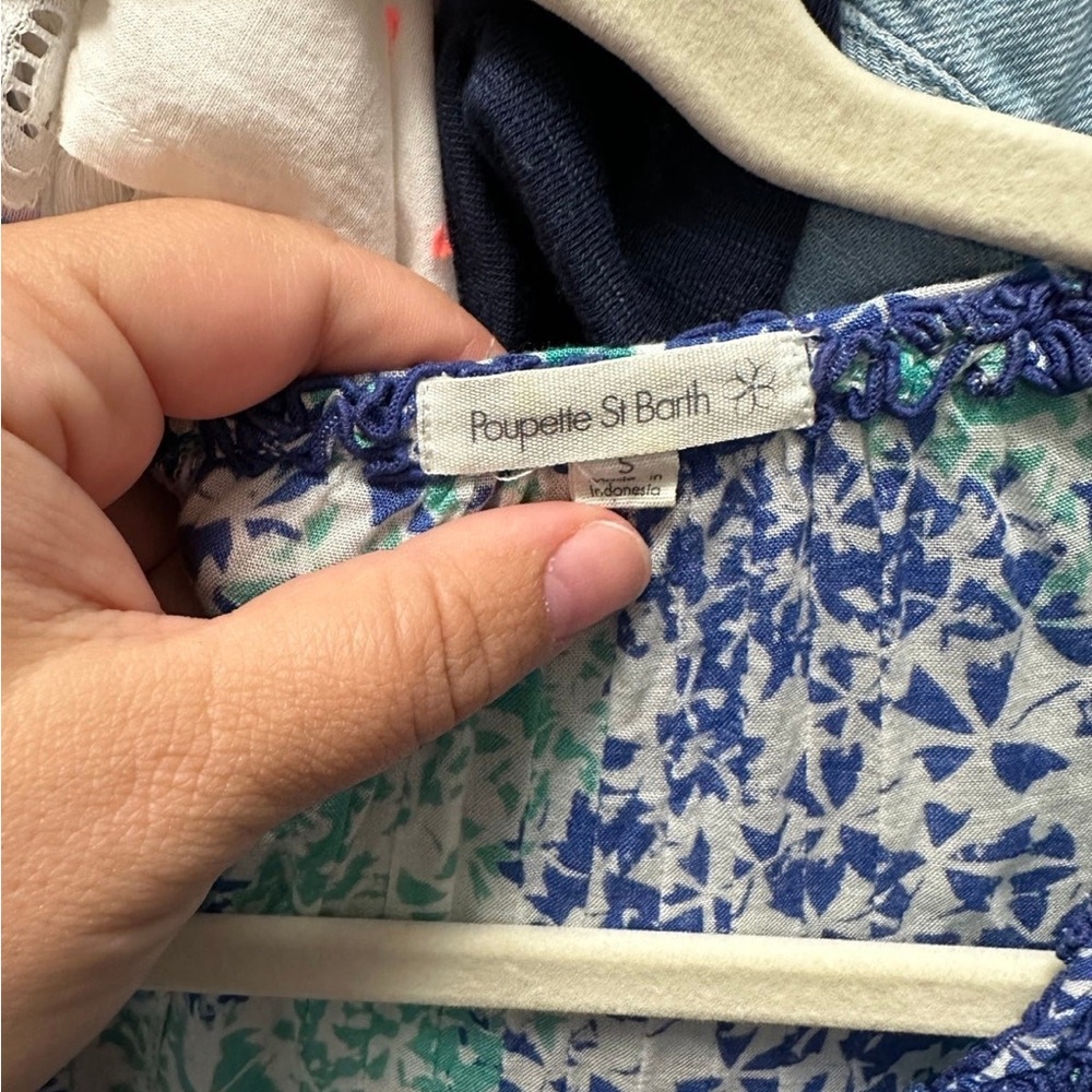 Floral Print Women's dress - Blue and Green - Picture 4 of 4
